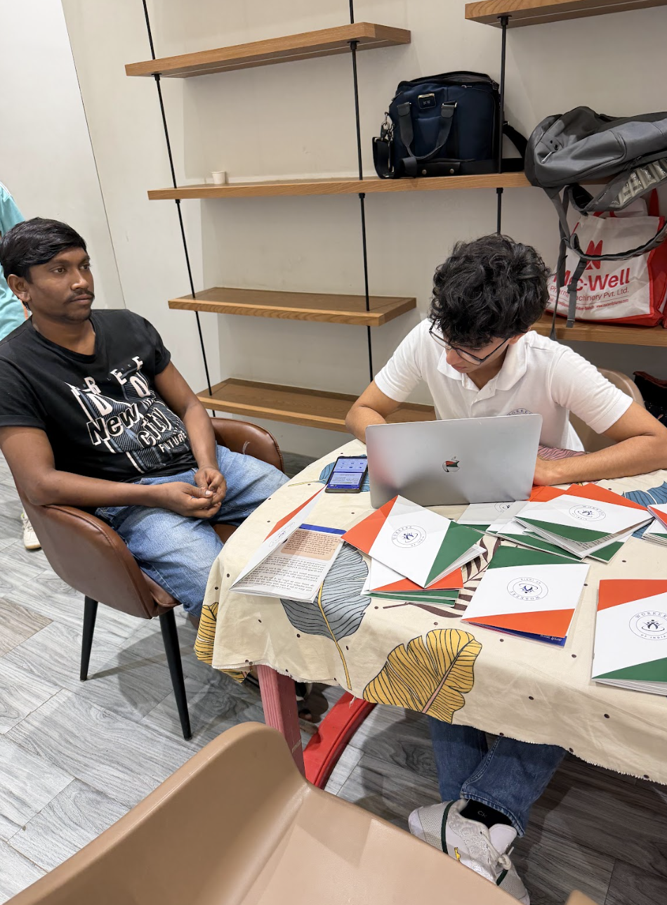 Ayaan Wadhwa, founder of Workers of India